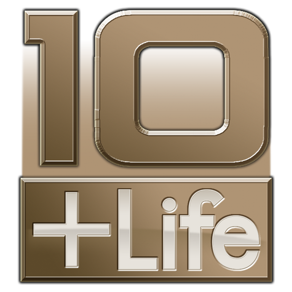 10 plus life logo