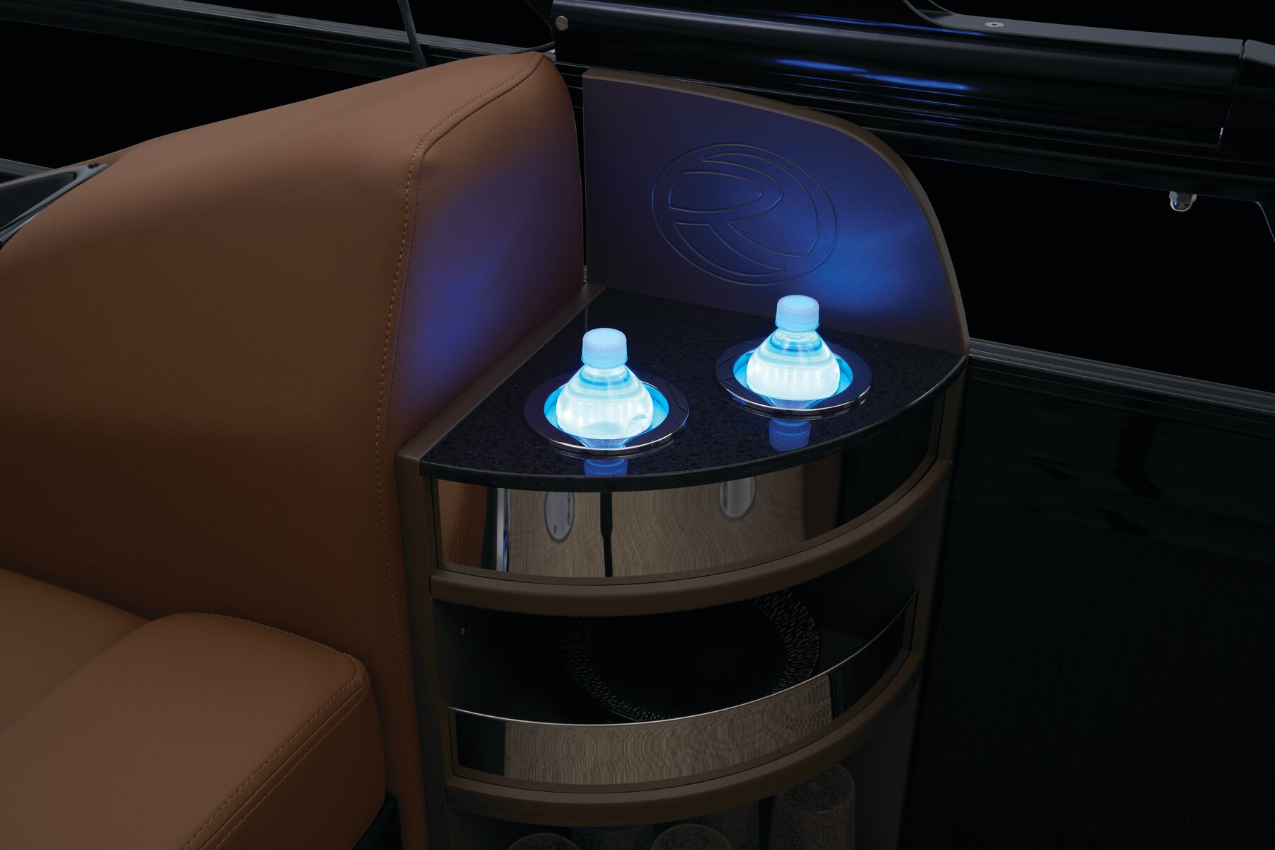 Illuminated drink holders
