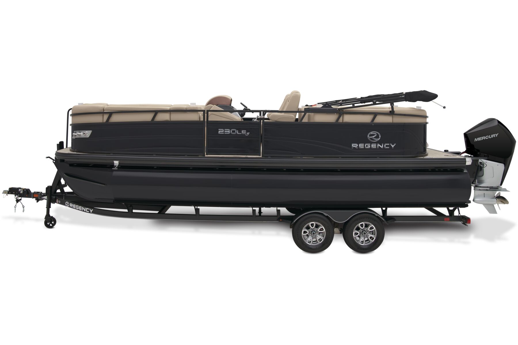 Profile view of 230 LE3 Pontoon