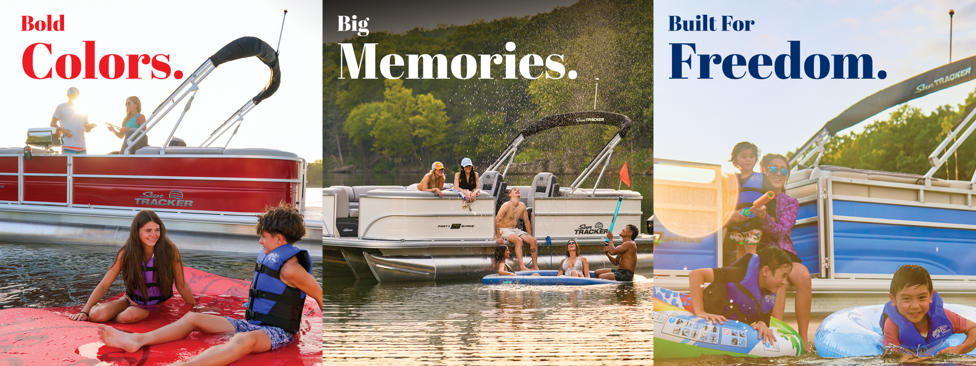 Sun Tracker - Bold Colors. Big Memories. Built for Freedom