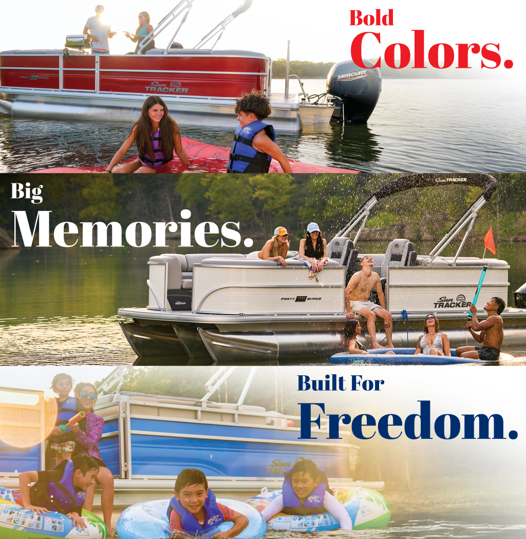 Sun Tracker - Bold Colors. Big Memories. Built for Freedom